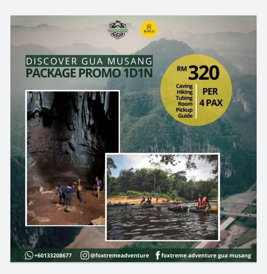 Auberge de jeunesse Rihla Dataran Tengah à Gua Musang Extérieur photo